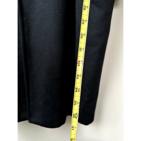 Men’s Valentino Roma Vintage Cashmere Long Overcoat Black Coat good condition - Picture 6 of 12